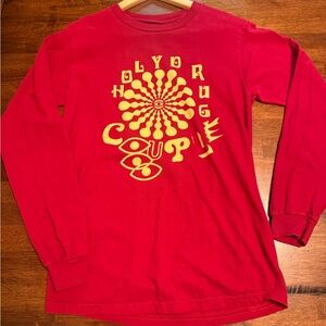 Holy Drug Couple - Long Sleeve Women’s Shirt - Size MEDIUM - Red - Indie Rock